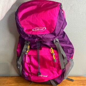 G4 Free Hiking Waterproof Daypack Backpack Hiking Lightweight‎ Pink Purple NEW